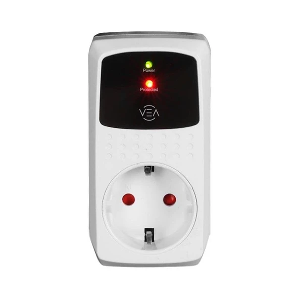 VEA VE-25532 16a 4000w Tekli Led Göstergeli Akım Korumalı Priz - 2