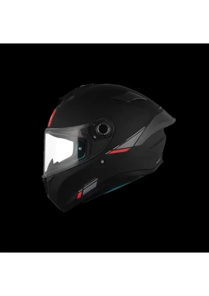 MT Helmets Targo S Mat Siyah Full Face Kask - Resim 2