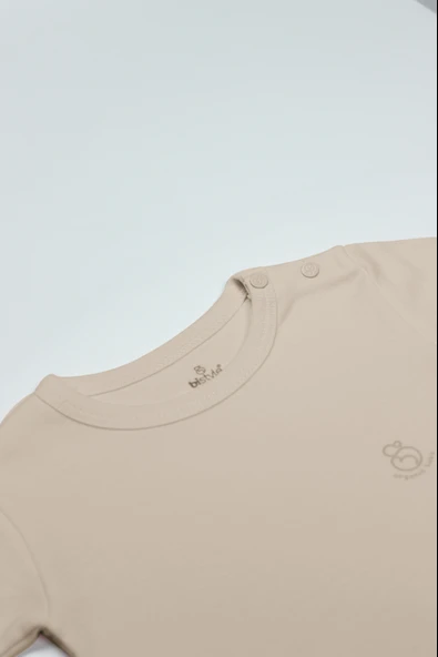 Bistyle Natural Basic Style Uzun Kol Body 17104 Bej - 2