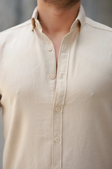 Erkek Uzun Kollu Gömlek - Resim 3