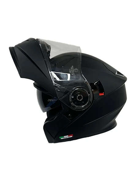 Sway Kask Sway 926 Mat Siyah Çene Açılır - 2