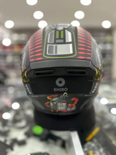 Shiro Kask Shiro SH-870 Fighter Wolf Race - Resim 2