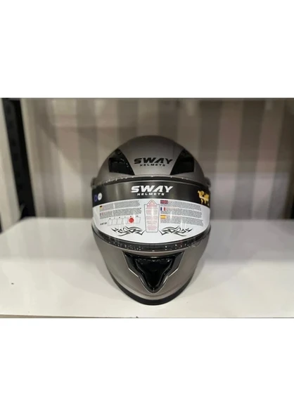 Sway Kask Sway 926 Mat Titanyum Çene Açılır ürün görseli