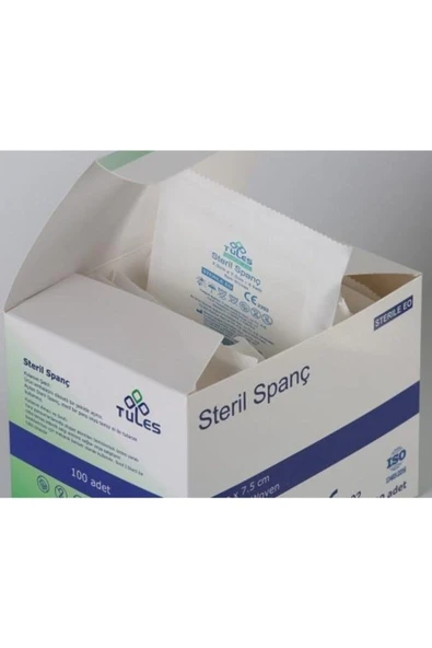 Tules 5 Li Steril Spanç Emici Kompres 7,5 X 7,5cm 100 Adet - 2