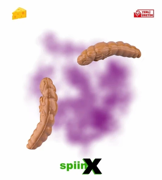 SPIINX PUPA SİLİKON YEM 35MM 12Lİ PEYNİR AROMALI RENK: COFFEE