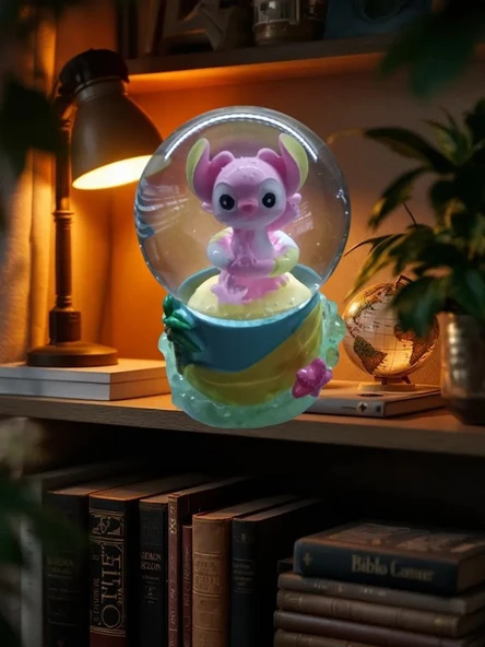 pembe Kar küre - Resim 8