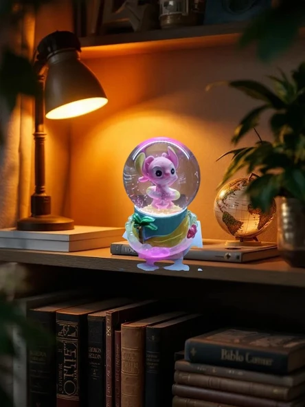 pembe Kar küre - Resim 6