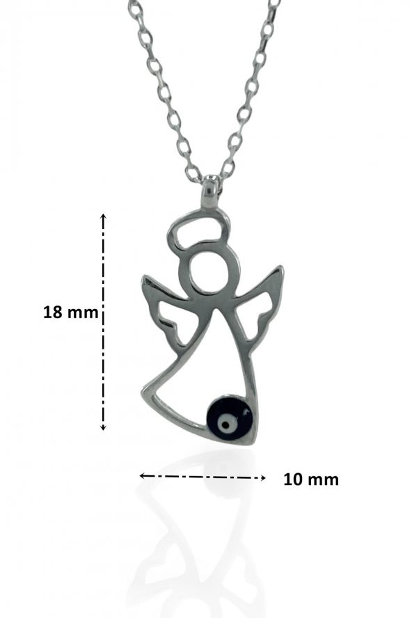 Minik Angel Melek 925 Gümüş Kolye - 3