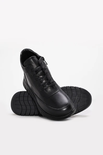 Hakiki Deri  Kadın Klasik Bot 583SZA2600 - Resim 3