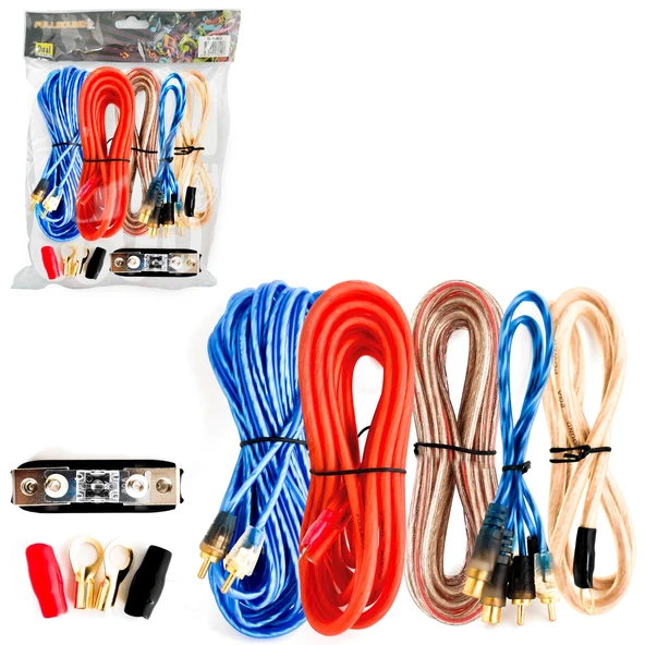 FULLSOUND G-506D Oto Anfi Kablo Seti 8GA