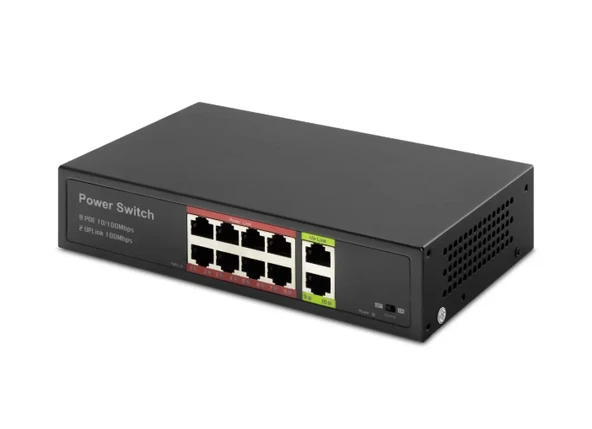 Hadron HD08 Poe 8 Port 10/100 Mbps Switch