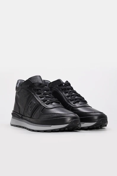 Hakiki Deri Kürklü  Erkek Klasik Bot 600KMA329 - Resim 9