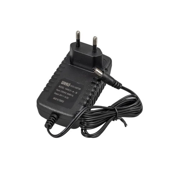 Weko 24 Volt 1 Amper 24 Watt Plastik Kasa Priz Tipi Adaptör (5.5X2.5 Uçlu) - 3