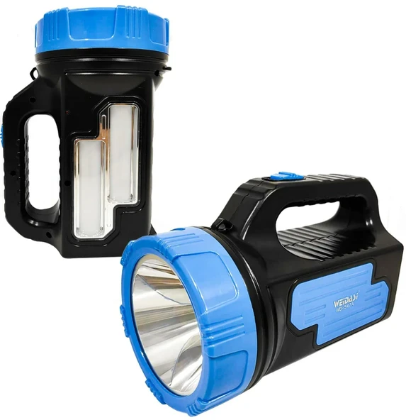 EL FENERİ PROJEKTÖR+IŞILDAK ŞARJLI 8W+30SMD WEIDASI WD-547A ürün görseli