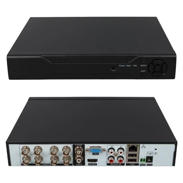 Powermaster AHD-ANALOG-TVI-CVI 1080N 5MP Destekli 8 Kanal Dvr-Xvr Kayıt Cihazı ürün görseli