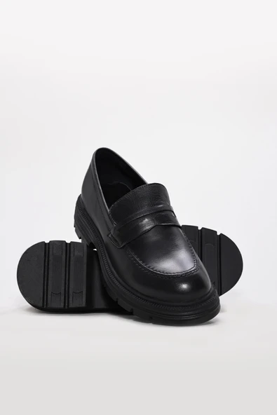 Hakiki Deri  Kadın Casual Ayakkabı 217ZA610-34 - Resim 3