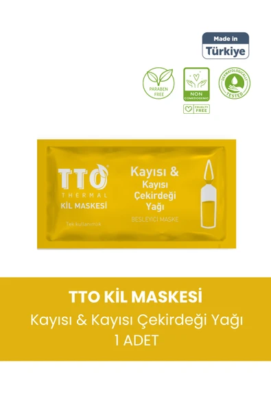 TTO THERMAL KİL MASKESİ  Kayısı & Kayısı Çekirdeği Yağı 1 Adet ürün görseli