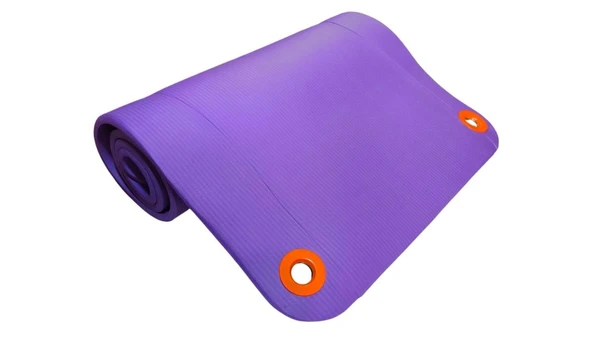 Avessa Hnbr-30 Delikli Nbr Yoga Matı Mor - Resim 3