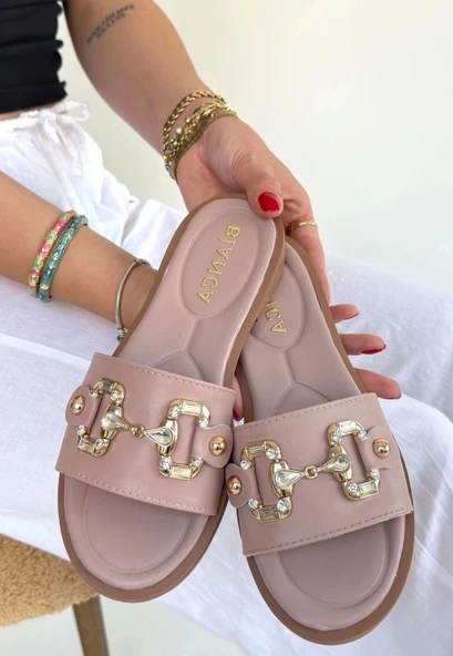 Toha Pudra Cilt Tokalı Terlik ürün görseli