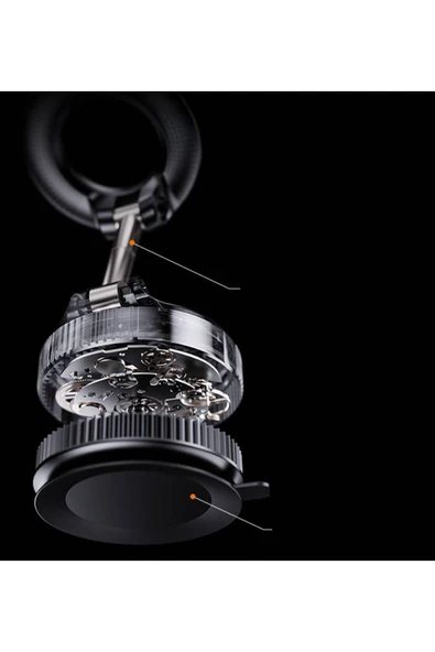 Manyetik Vakumlu Katlanır Araç Telefon Tutucu Ayna-cam-araba Magsafe Araç Tutucu X68 - 6