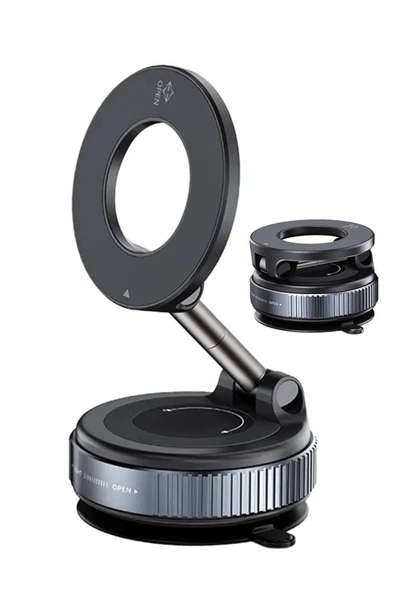 Manyetik Vakumlu Katlanır Araç Telefon Tutucu Ayna-cam-araba Magsafe Araç Tutucu X68