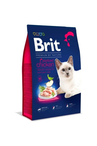 Brit Care Kısırlaştırılmış Tavuklu Kedi Maması 8kg