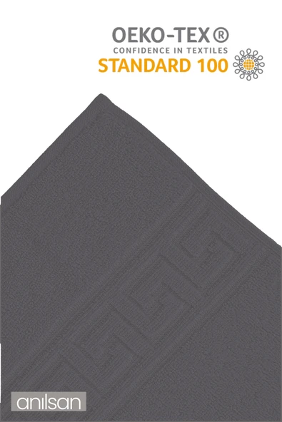 6'lı Greek Antrasit El Havlusu - 50x90 Cm, 225 Gr, %100 Pamuk, Spa Ve Otel Havlusu, Günlük Kullanıma Uygun - 3