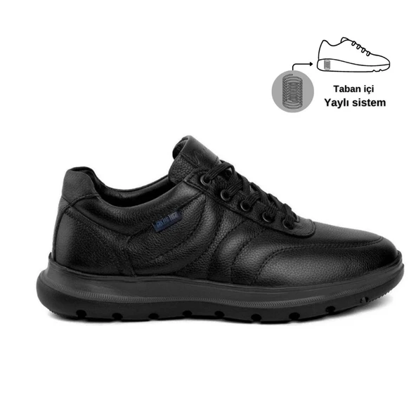 Marcomen 20023 Hakiki Deri Siyah Erkek Ayakkabı ürün görseli