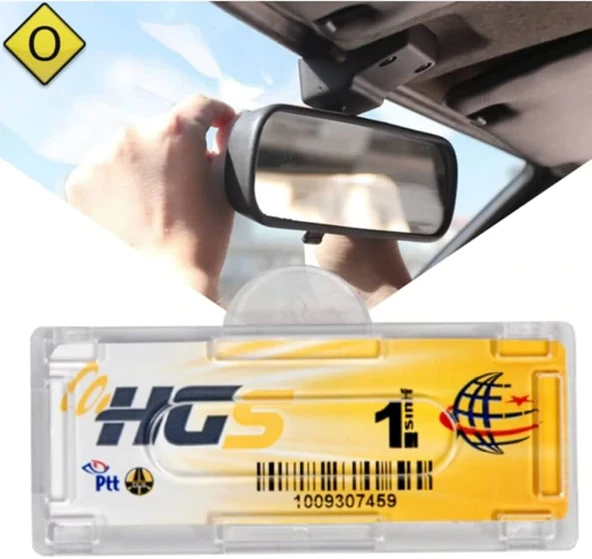 Citroen C1 Uyumlu Yeni Hgs Etiketleri İçin Asma ve Koruma Kabı - 2