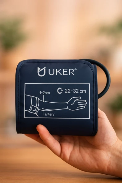 UKER Tansiyon Aleti, Üst Koldan Tansiyon Ölçer, USB Girişli, HD Ekran - 3