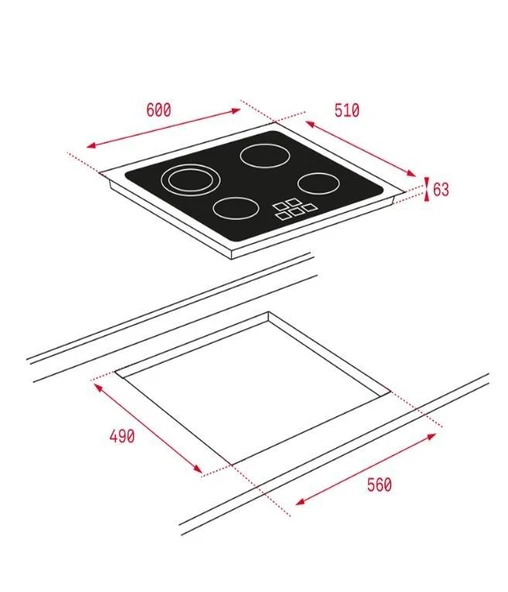 Teka Siyah Ankastre Set ( TL 6210- TZ 6316 ) - 3