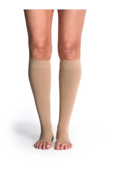 SİGVARİS Thermoregulating Premium Seri (COTTON)/diz Altı /orta Basınç / A.burun /ten - 4