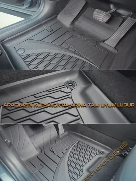 Kia Sportage 2022+ Uyumlu Sahler 4.5D Premium Paspas ve Liner 3D Bagaj Havuzu (Cool-Elegance Paket) - Resim 8