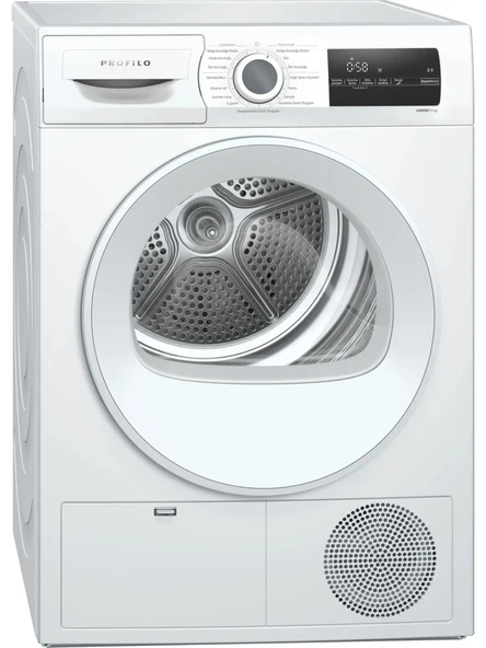 Profilo KM8612HTR 8 kg Çamaşır Kurutma Makinesi