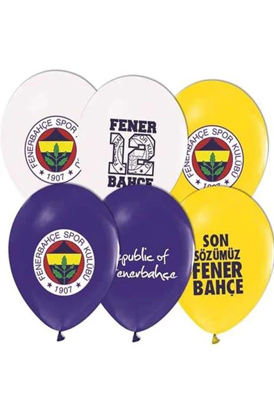 Balon "fenerbahçe" 12'li Paket ürün görseli 1
