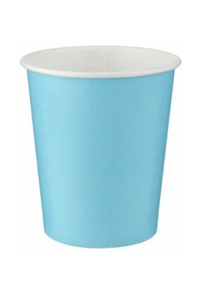Karton Bardak T.rnk. Açık Mavi 8li (bp)