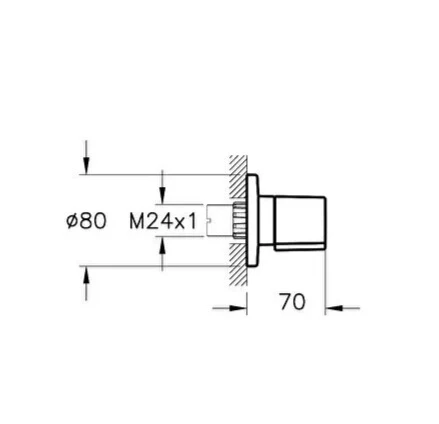 Artema Ankastre Stop Valf (Sıva Üstü Grubu) A41461 - 2