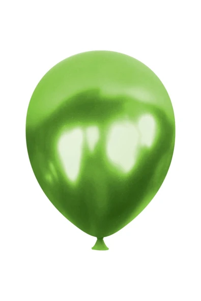 Metalik Balon Baskısız (100 'LÜ) Yeşil ürün görseli 1