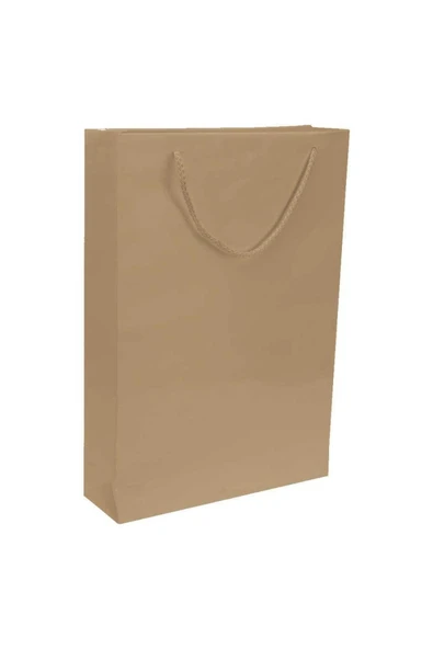(26*40 CM) Karton Çanta (10'LU) Altın