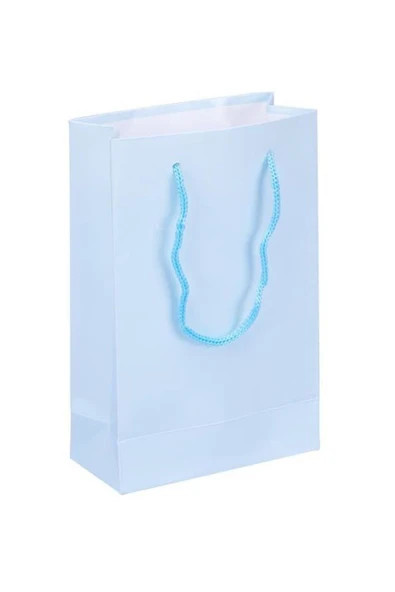 Mavi Karton Çanta 11x16cm 25'li