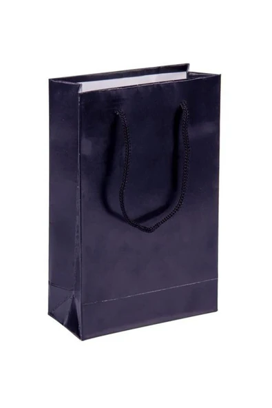 Siyah Karton Çanta 11x16cm 25'li