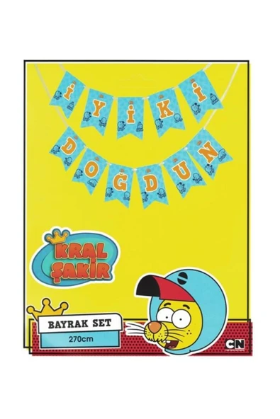 Kral Şakir, Doğum Günü Partisi Kutlama Seti 8 Kişilik - Resim 2