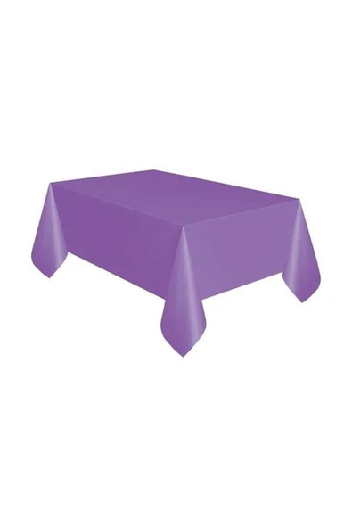 Mor Plastik Masa Örtüsü 137x270 cm ürün görseli