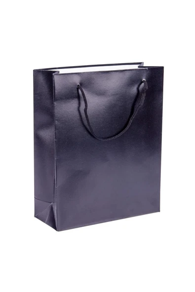 Siyah Karton Çanta 17x24cm 25'li