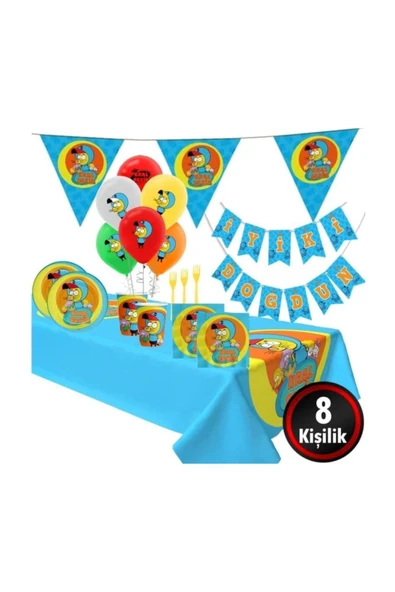 Kral Şakir, Doğum Günü Partisi Kutlama Seti 8 Kişilik - Resim 8