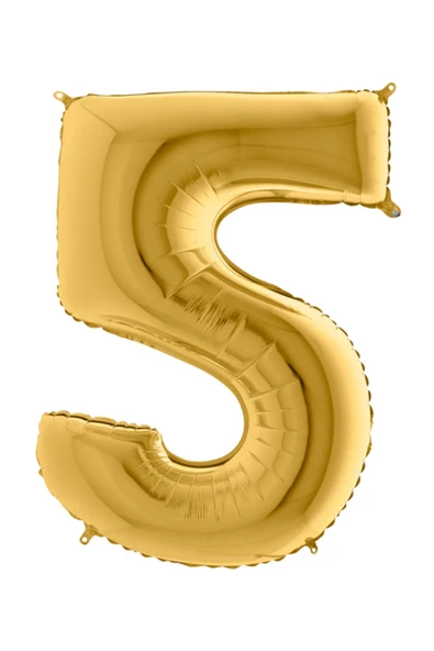 Party Country Rakam Folyo Balon 40" (100cm) Gold -5- - 1