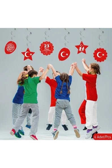 23 Nisan Sarkıt Süs 6'lı - Resim 2