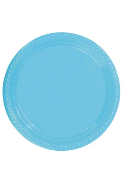 Mavi Plastik Tabak - Bardak - Çatal Seti 25 Kişilik - 2