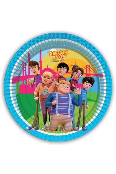 Rafadan Tayfa Karton Tabak - 23cm X 8 Adet ürün görseli