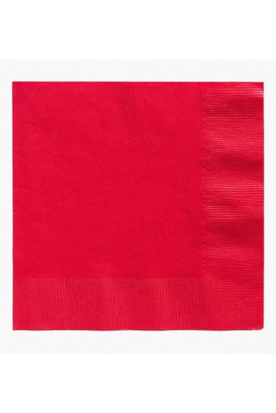 Özel Günleriniz Için Kırmızı Tek Kullanımlık Set 25'li Paket - Resim 3